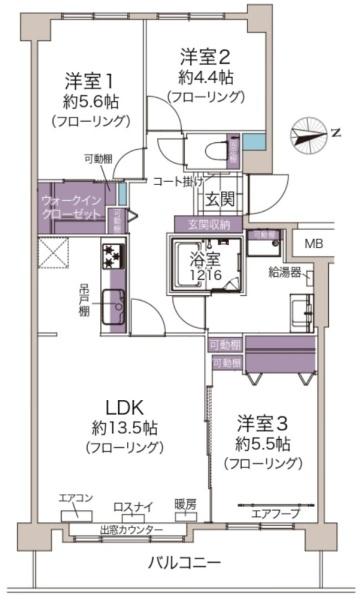 南平岸パール壱番館