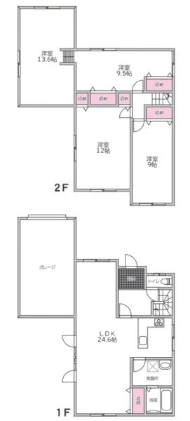 札幌市北区篠路四条9丁目の中古一戸建て(間取り)