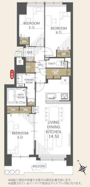 ダイアパレス豊平(間取り)