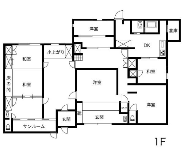 瀬戸内市　長船町　土師　(長船駅)２階建　8DK