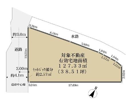 堺市東区日置荘西町１丁の土地