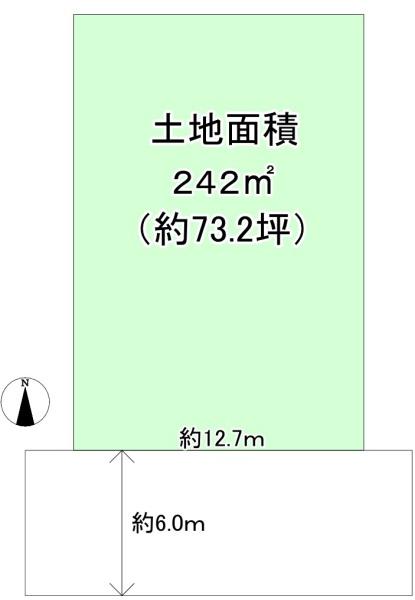 松原市天美我堂７丁目の土地