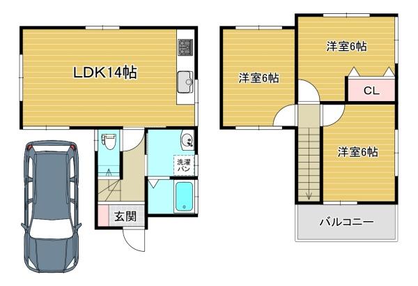 堺市東区日置荘田中町の中古一戸建て
