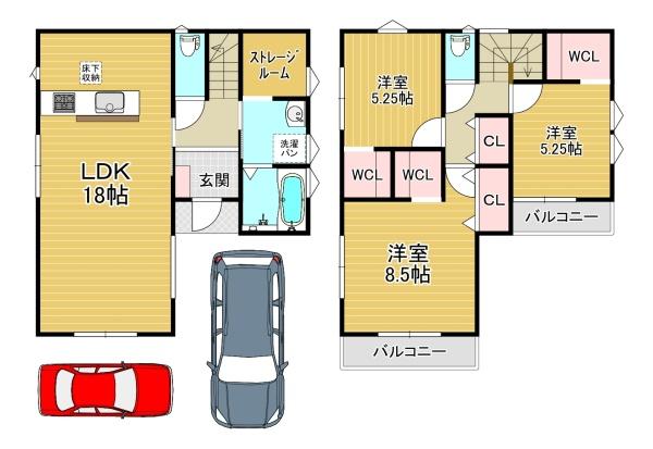 堀上町４区画　１号地