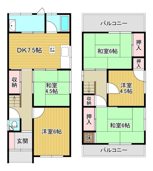 堺市中区大野芝町の中古一戸建
