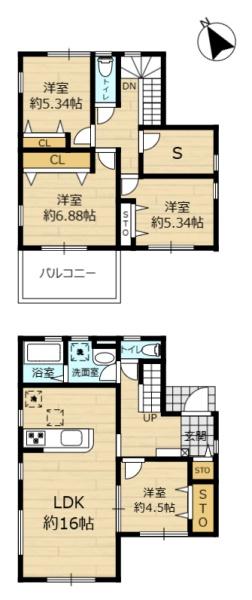 仙台市太白区太白２丁目の新築一戸建