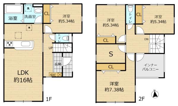 仙台市若林区沖野１丁目の新築一戸建