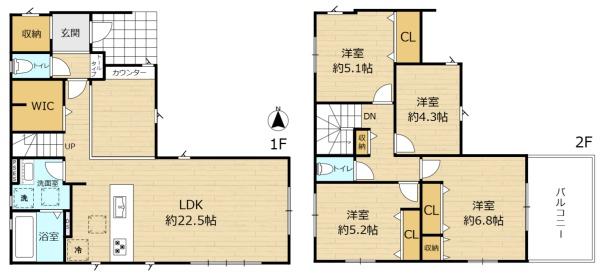 仙台市泉区寺岡３丁目の新築一戸建