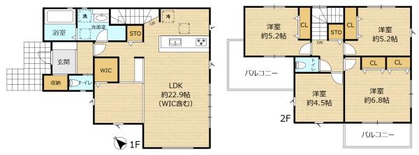 仙台市宮城野区岩切２丁目の新築一戸建