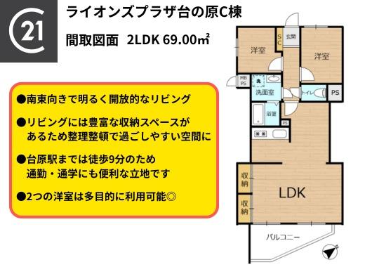 ライオンズプラザ台の原C棟