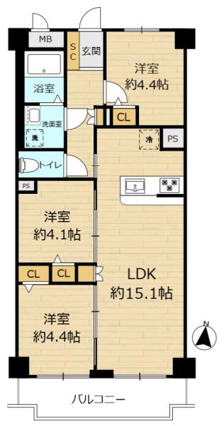 ラポール錦町