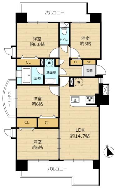 ダイアパレス萩野町