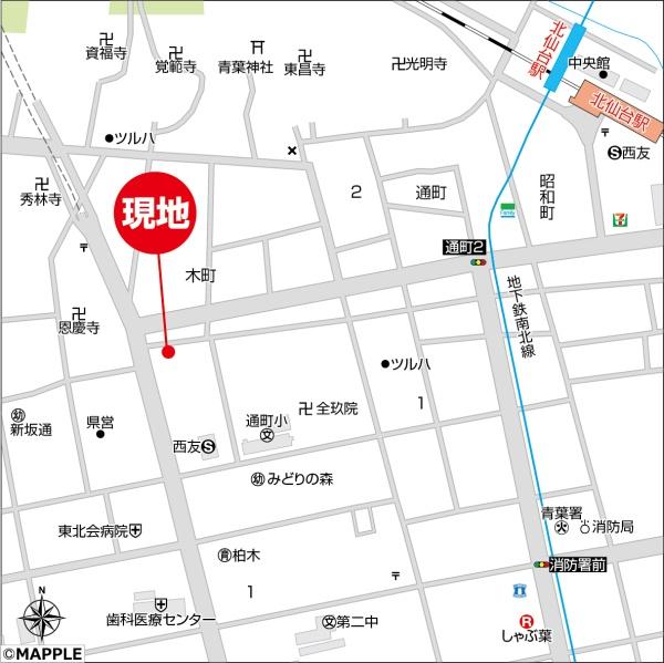 仙台市青葉区木町の新築一戸建
