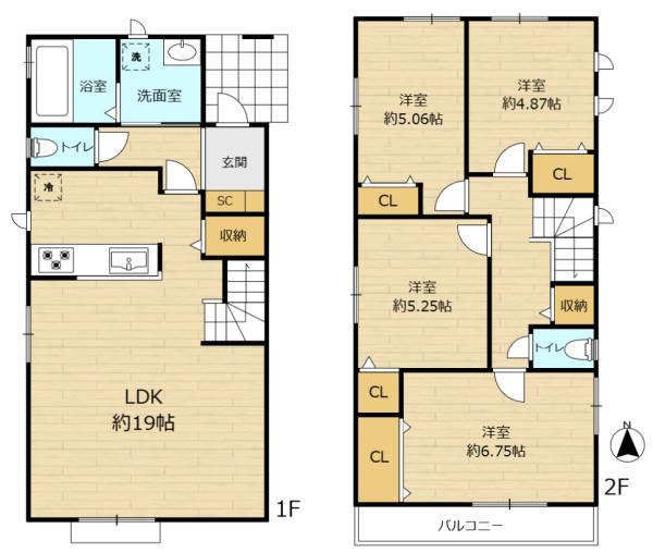 仙台市宮城野区鶴ケ谷４丁目の新築一戸建