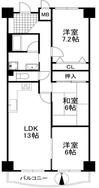 モンテベルデ北園田