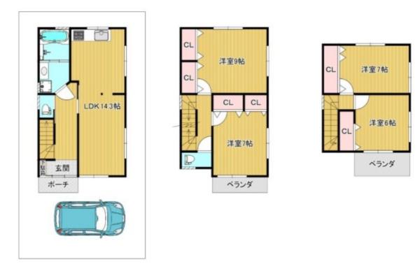 田能３丁目中古戸建