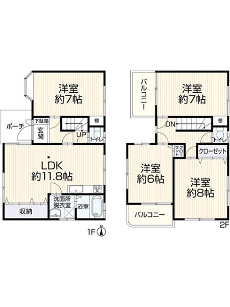 尼崎市稲葉荘４丁目の中古一戸建て