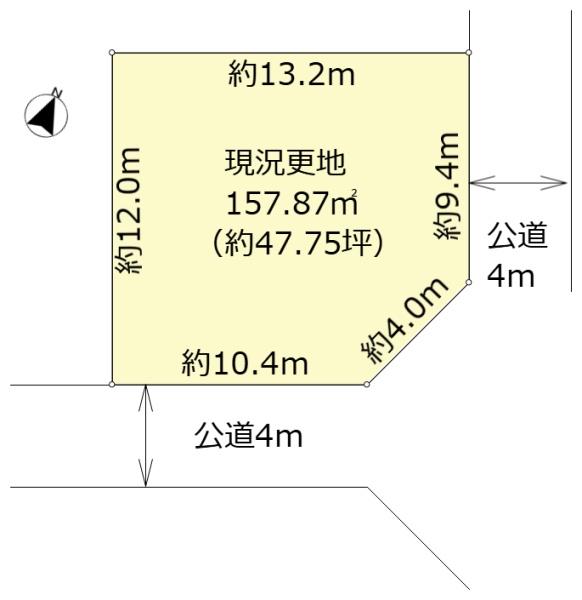 南武庫之荘１１丁目建築条件なし売土地
