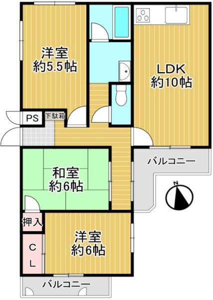 ドエル南塚口Ｂ棟