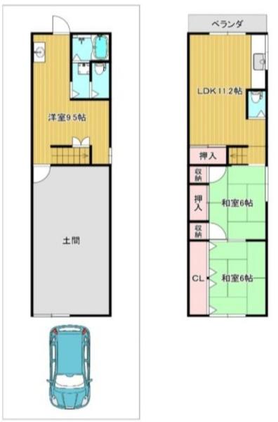 南町２丁目中古テラス