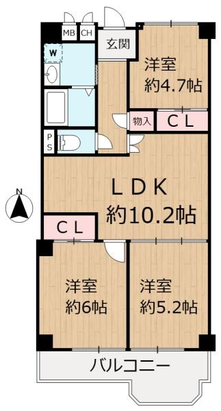 立花グリーンハイツ２号棟