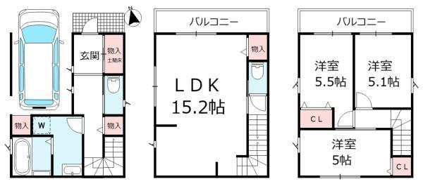 伊丹市美鈴町３丁目の土地