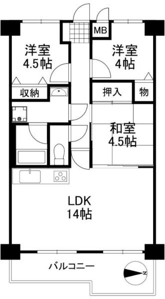 サンロイヤル北園田ブランシュール