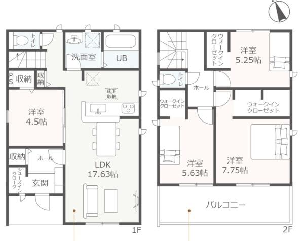 丹羽郡扶桑町大字柏森字黒野の新築一戸建
