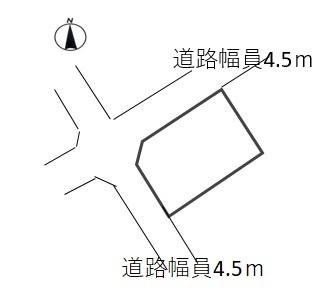 丹羽郡扶桑町大字南山名字岩石の土地(区画図)