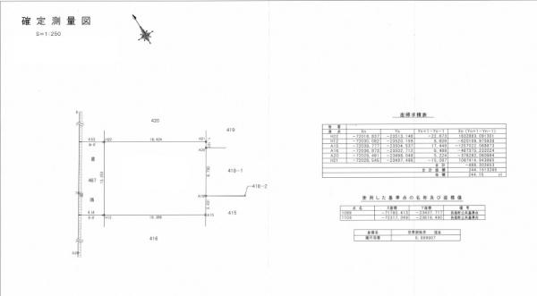 丹羽郡扶桑町大字柏森字中切の土地(区画図)