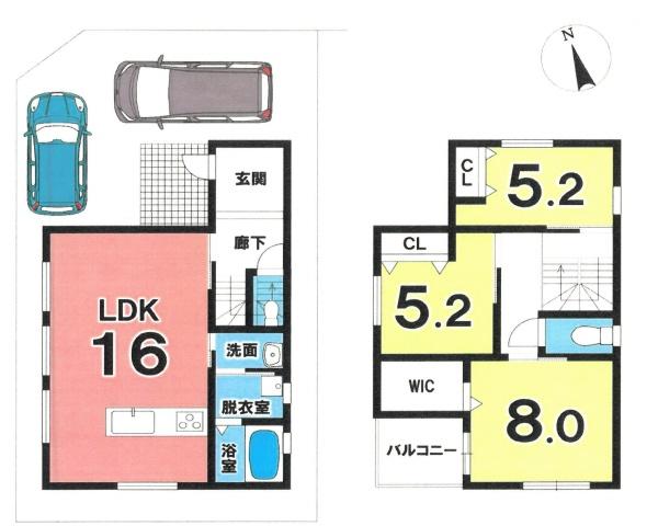 丹羽郡扶桑町大字高雄字南東川の新築一戸建