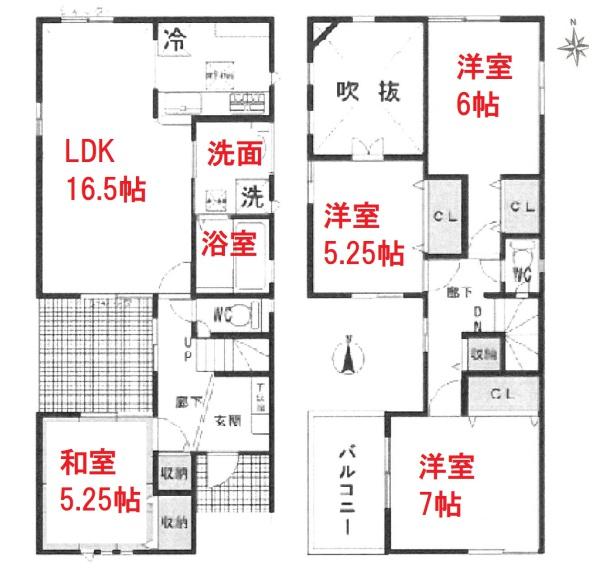 丹羽郡大口町奈良子２丁目の新築一戸建