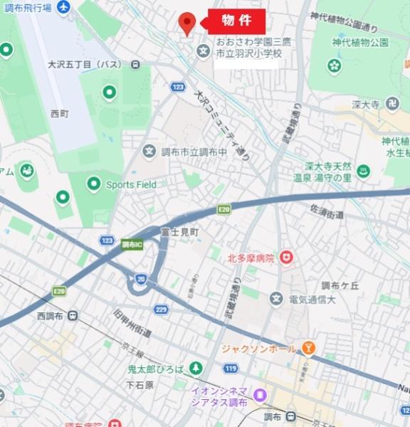 三鷹市大沢５丁目の売土地