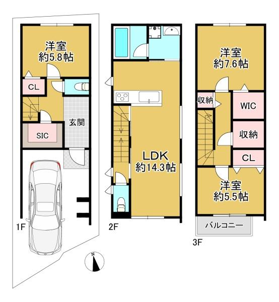 堺市西区浜寺諏訪森町東１丁の中古一戸建