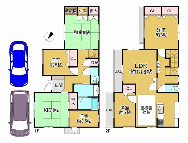 泉大津市東港町の中古一戸建