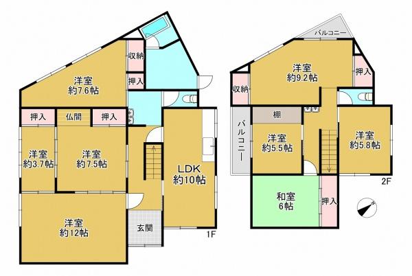 和泉市山荘町３丁目の中古一戸建て