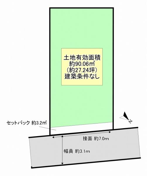 泉大津市我孫子１丁目の売土地