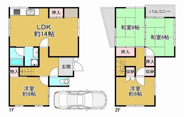岸和田市神須屋町の中古一戸建て