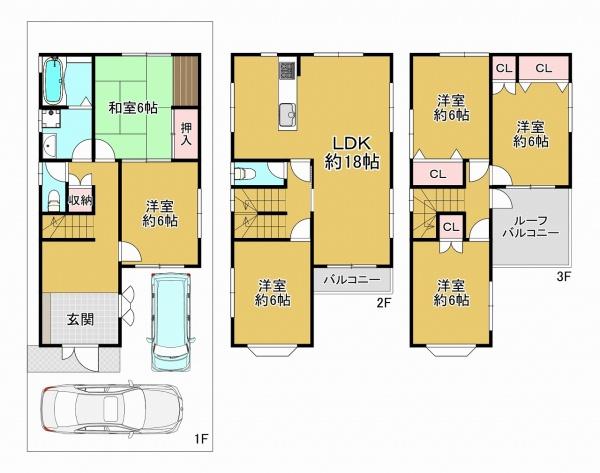 泉大津市北豊中町２丁目の中古一戸建て