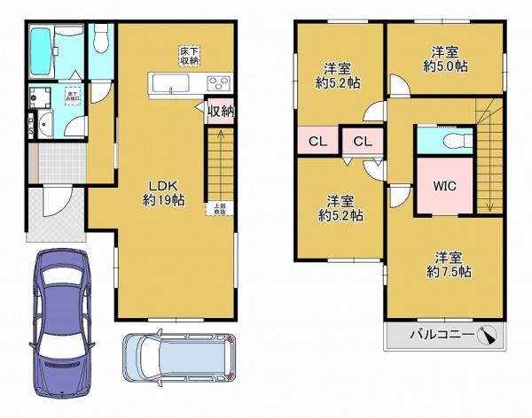 泉北郡忠岡町忠岡中１丁目の新築一戸建