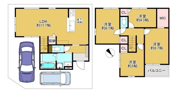 高石市高師浜２丁目の新築一戸建