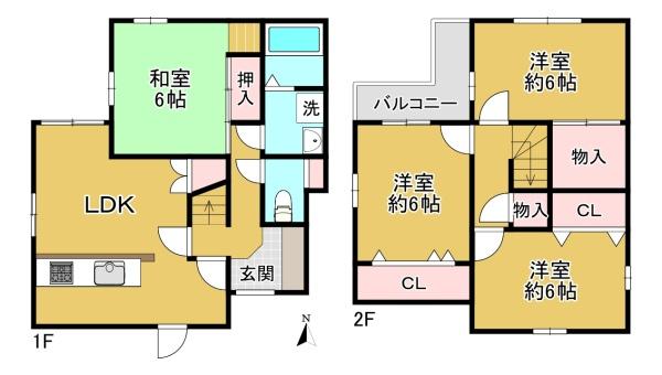 岸和田市大町４丁目の中古一戸建て
