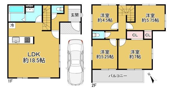 和泉市富秋町１丁目の新築一戸建