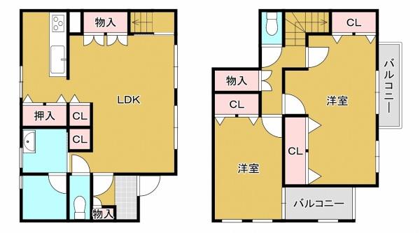 岸和田市八阪町３丁目の中古一戸建て
