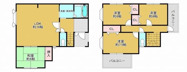 泉北郡忠岡町北出２丁目の中古一戸建て