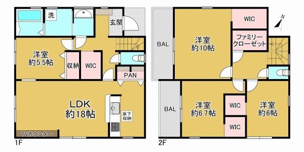 堺市南区庭代台１丁の新築一戸建