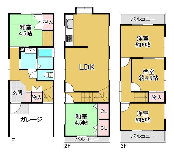 高石市東羽衣５丁目の中古一戸建