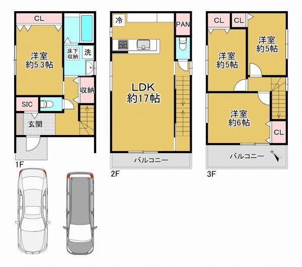 泉大津市式内町の新築一戸建