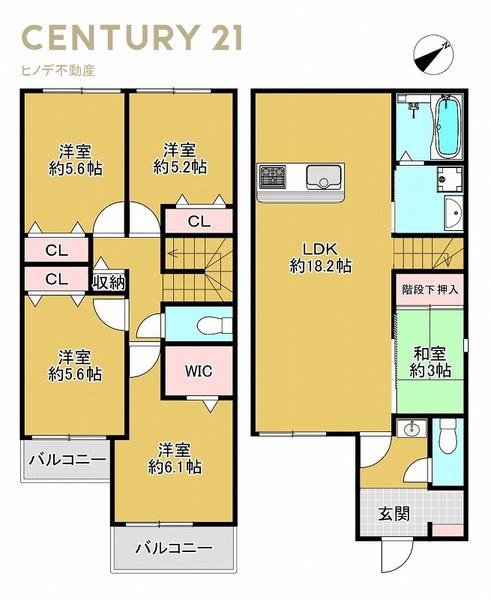 泉大津市北豊中町３丁目の新築一戸建