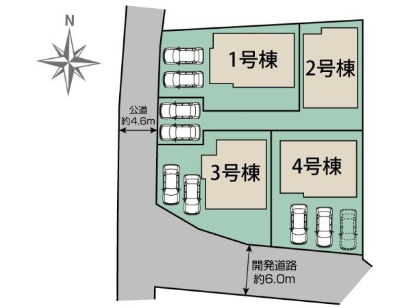 ブルーミングガーデン／北区鶴羽田１丁目／３号棟